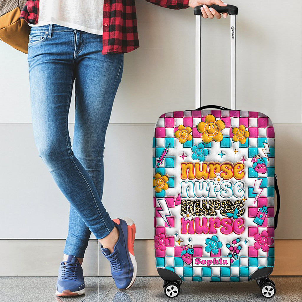 Nurse Life - Nurse gift for mom, her, wife, girlfriend, friend - Personalized Luggage Cover