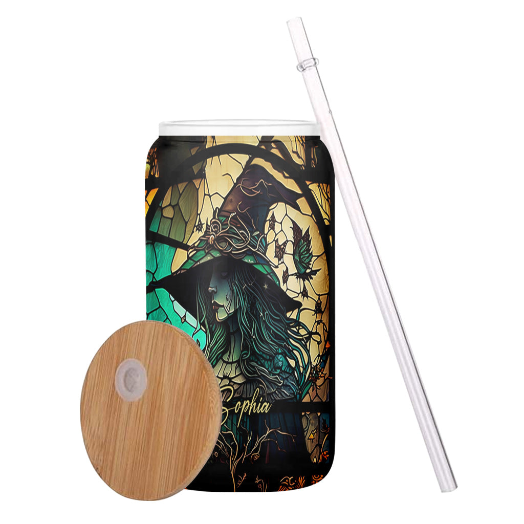 Mysterious Witch - Personalized Witch Can Glass