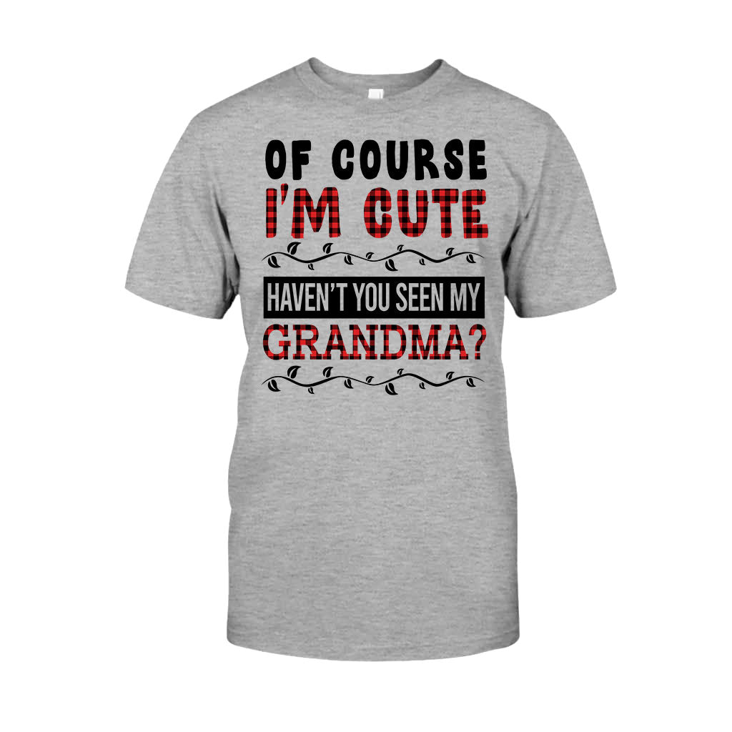 Of Course I'm Cute - Personalized Grandpa T-shirt And Hoodie