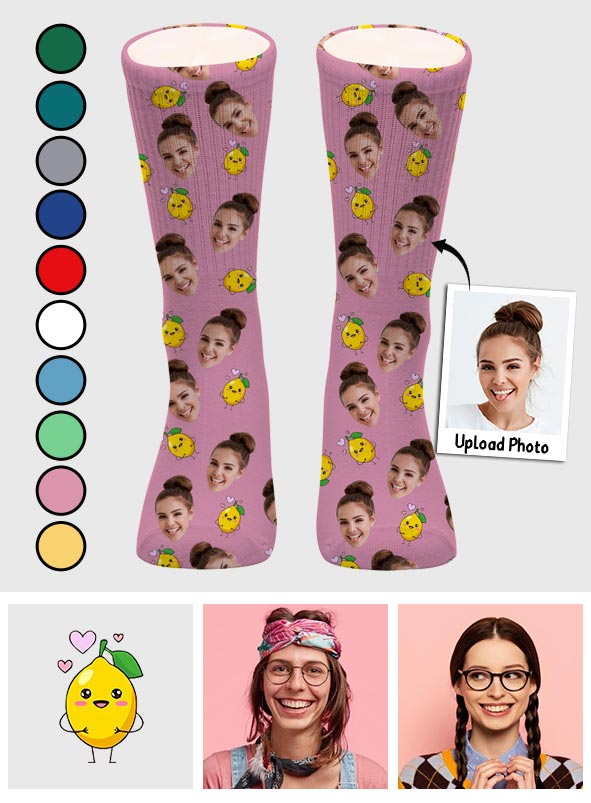 Funny Icon Pattern - Personalized Step Mom Socks