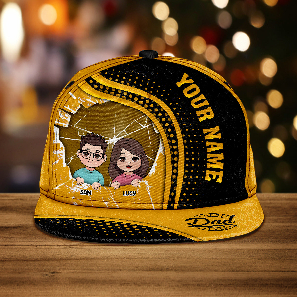 Best Dad Ever - Personalized Father Snapback