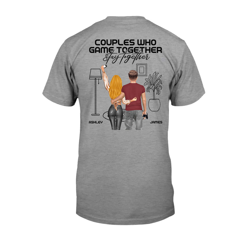 Couples Who Game Together Stay Together - Personalized Video Game T-shirt and Hoodie