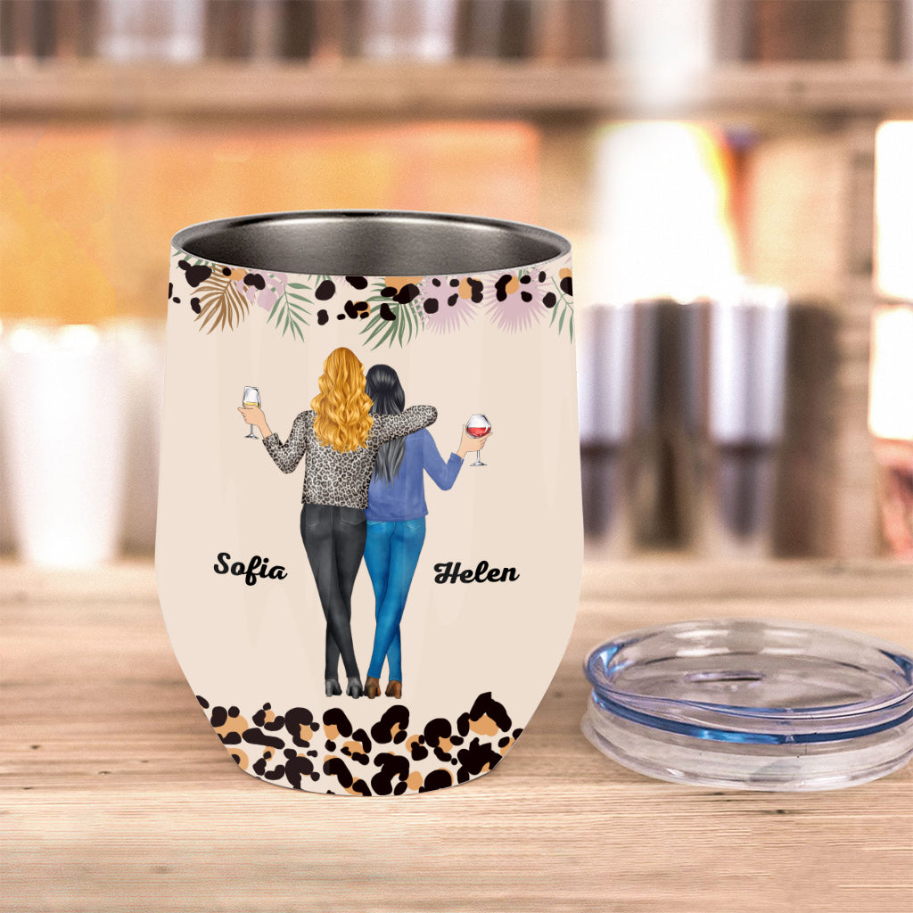 You Are The Storm - Personalized Daughter Wine Tumbler