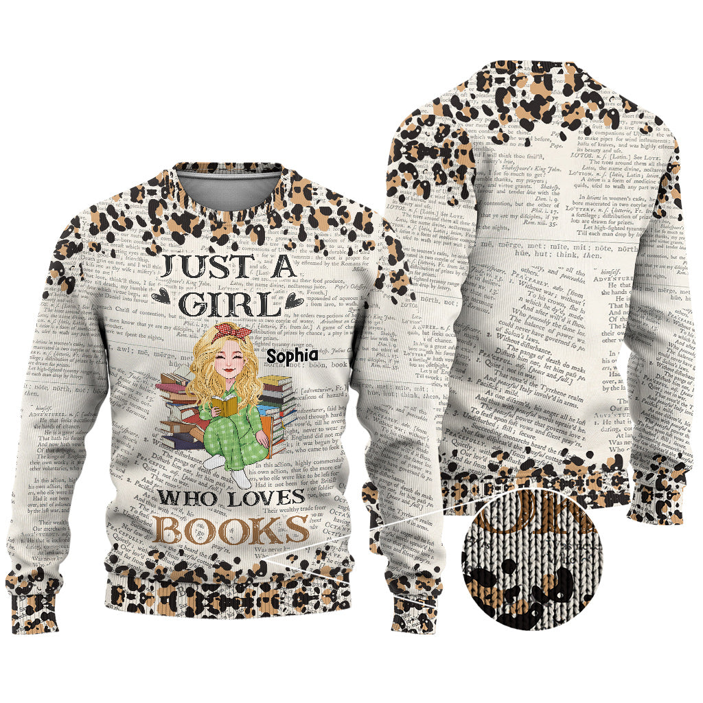 One More Chapter - Personalized Book Ugly Sweater