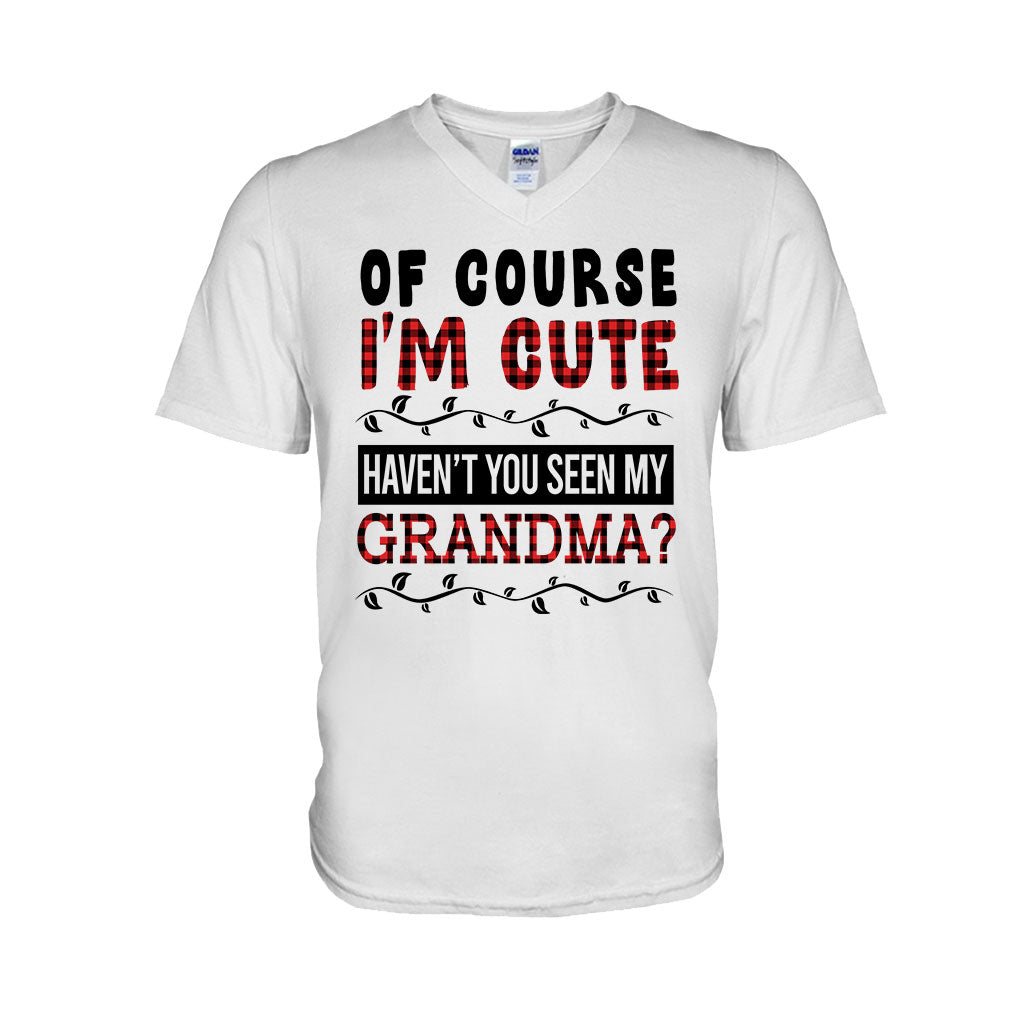Of Course I'm Cute - Personalized Grandpa T-shirt And Hoodie