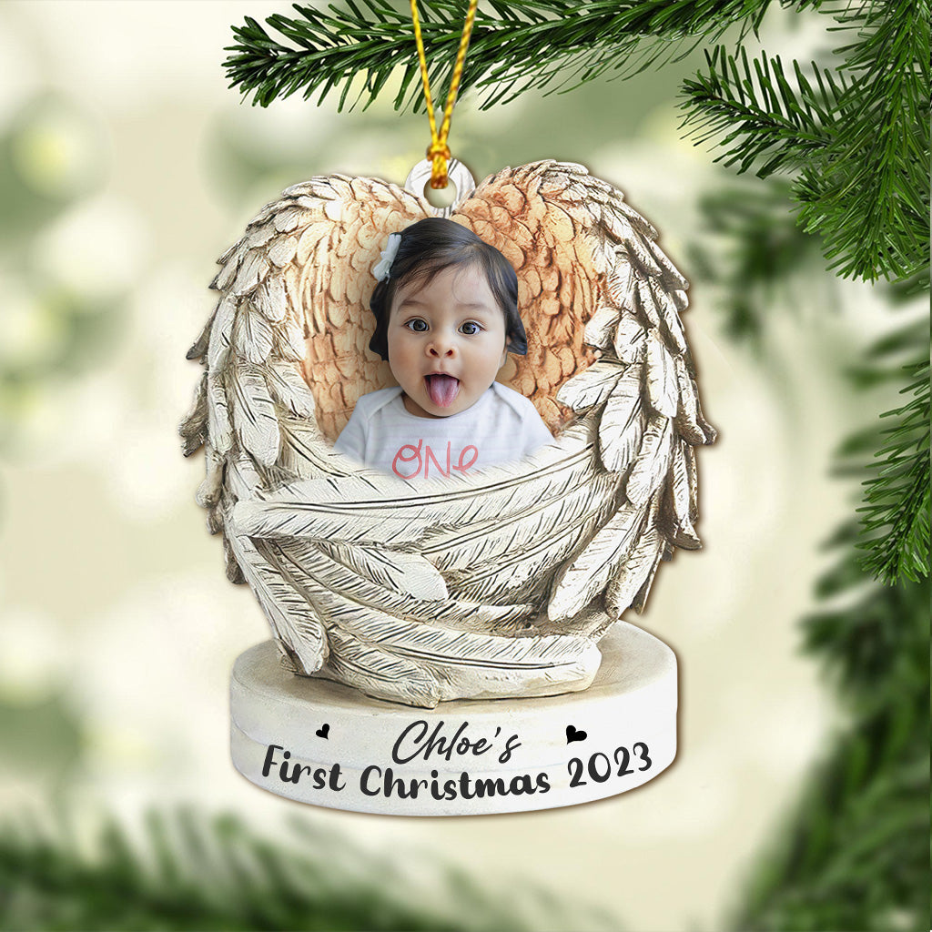 Baby First Christmas - Personalized Newborn Ornament