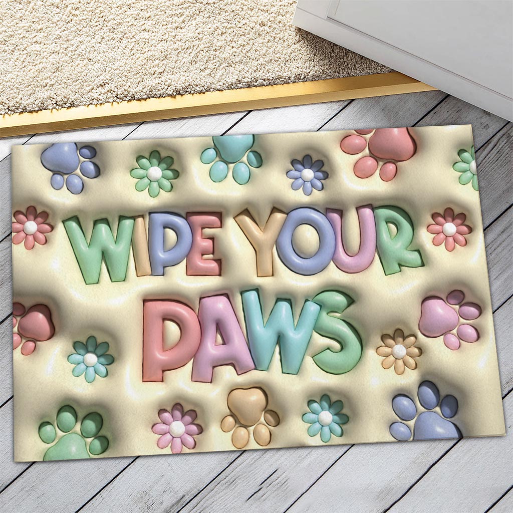 Wipe Your Paws Dog Doormat
