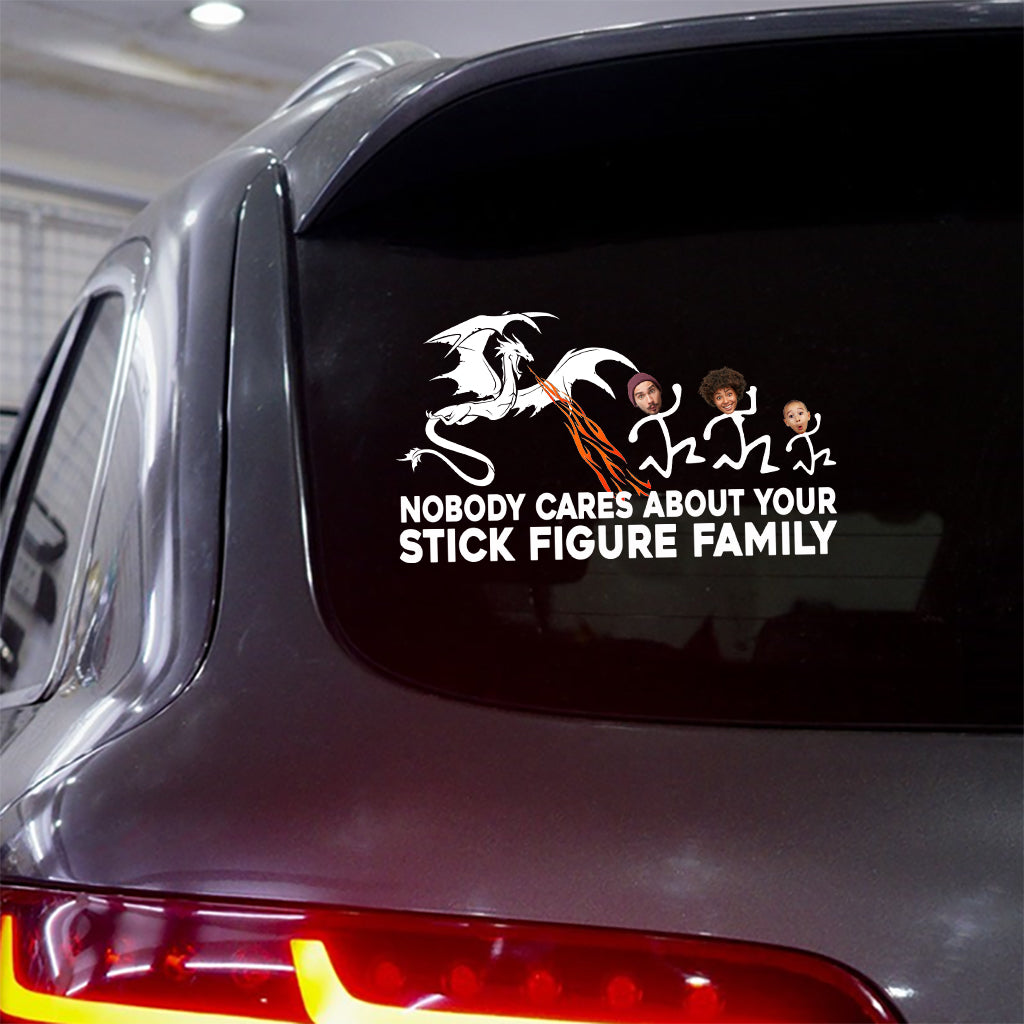 Your Stick Figure Rolled A One - RPG gift for friend, mom, dad, husband, wife, girlfriend, boyfriend - Personalized Decal Full