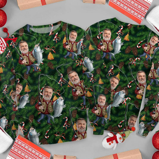 Fishing Lover - Personalized Fishing Ugly Sweater