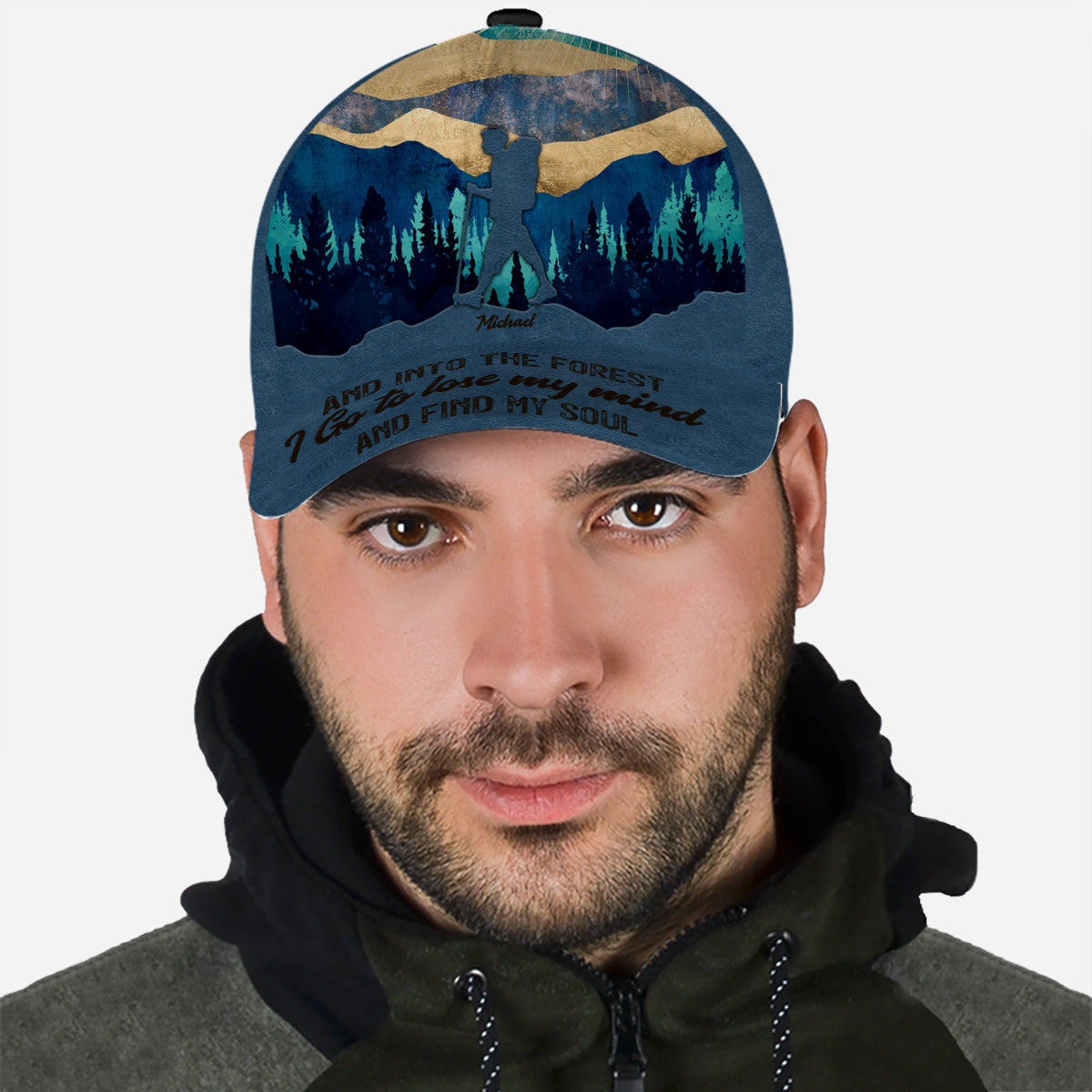 And Into The Forest I go - Personalized Hiking Classic Cap