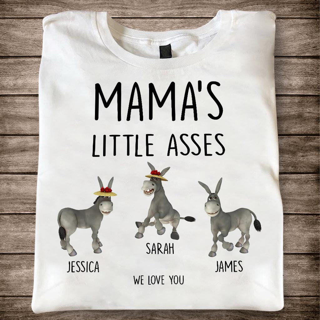 Little Asses - Gift for dad, grandpa, mom, uncle, aunt, grandma - Personalized T-shirt And Hoodie