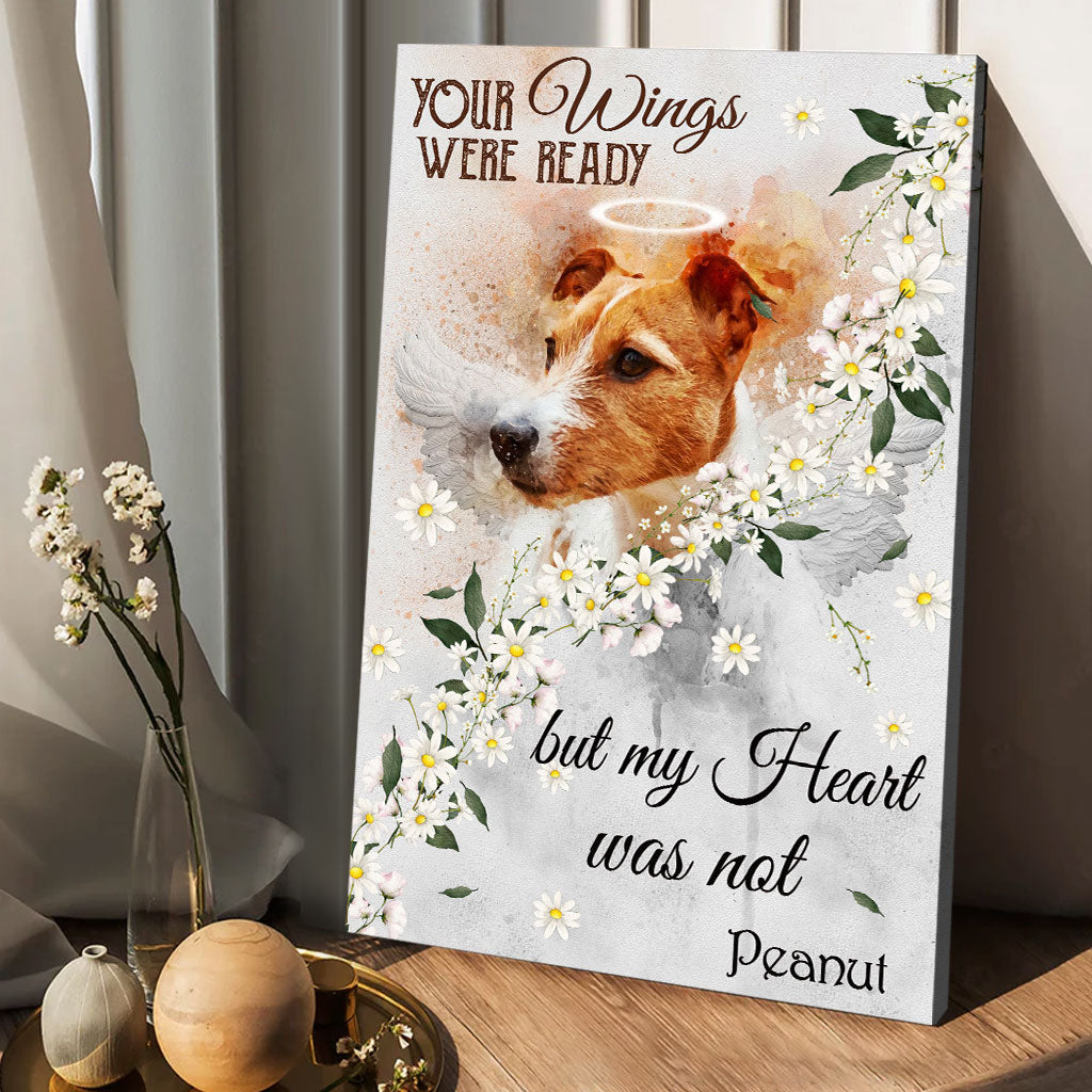 Those We Love Don't Go Away - Personalized Dog Canvas And Poster