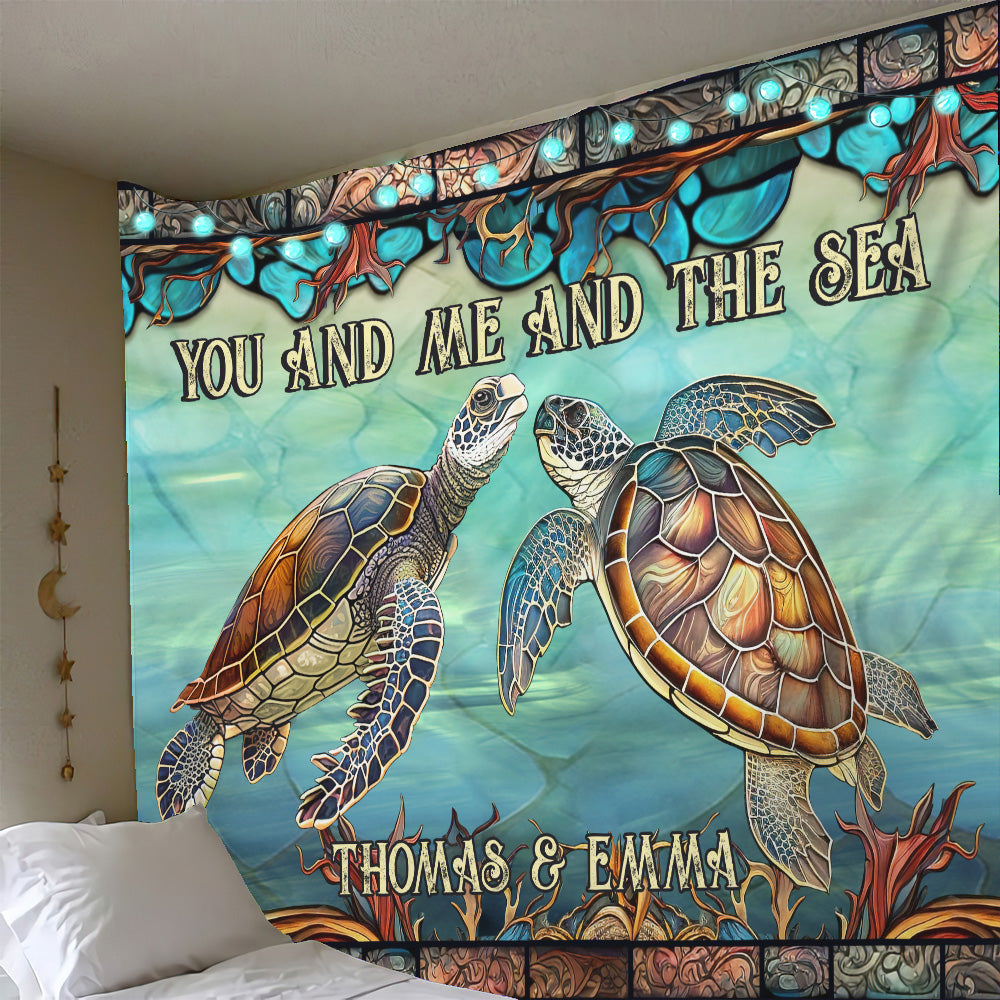 We Got This - Personalized Turtle Wall Tapestry