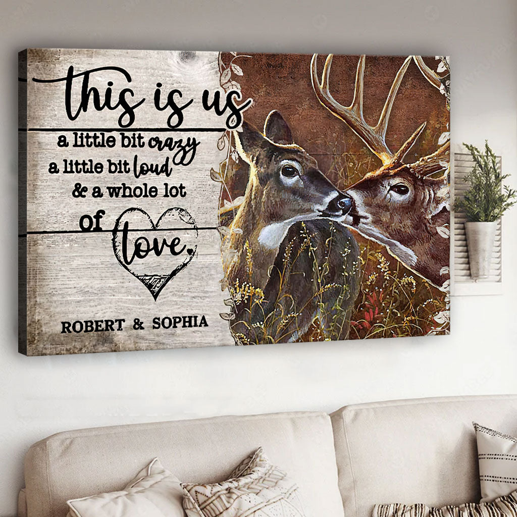 This Is Us - Personalized Hunting Canvas And Poster