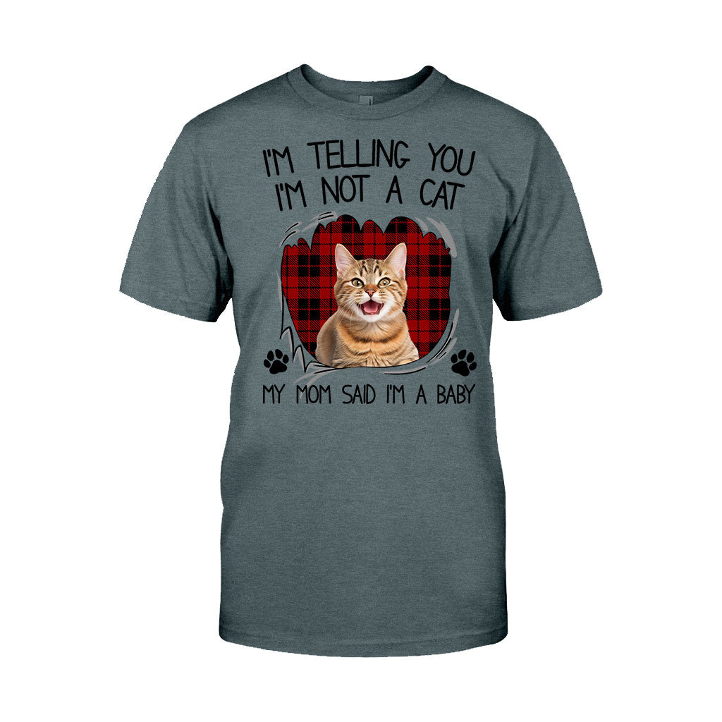 My Mom Said I'm A Baby - Personalized Cat T-shirt And Hoodie