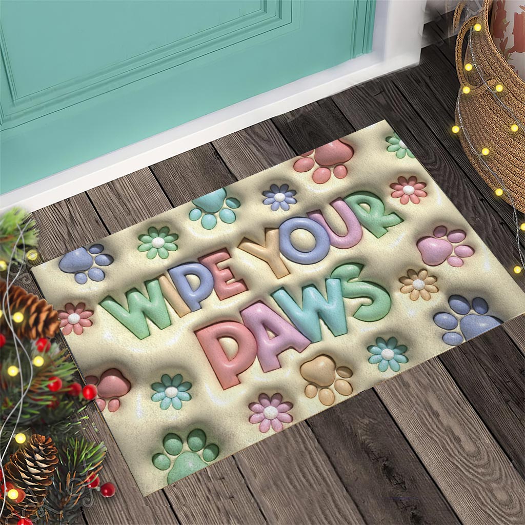 Wipe Your Paws Dog Doormat