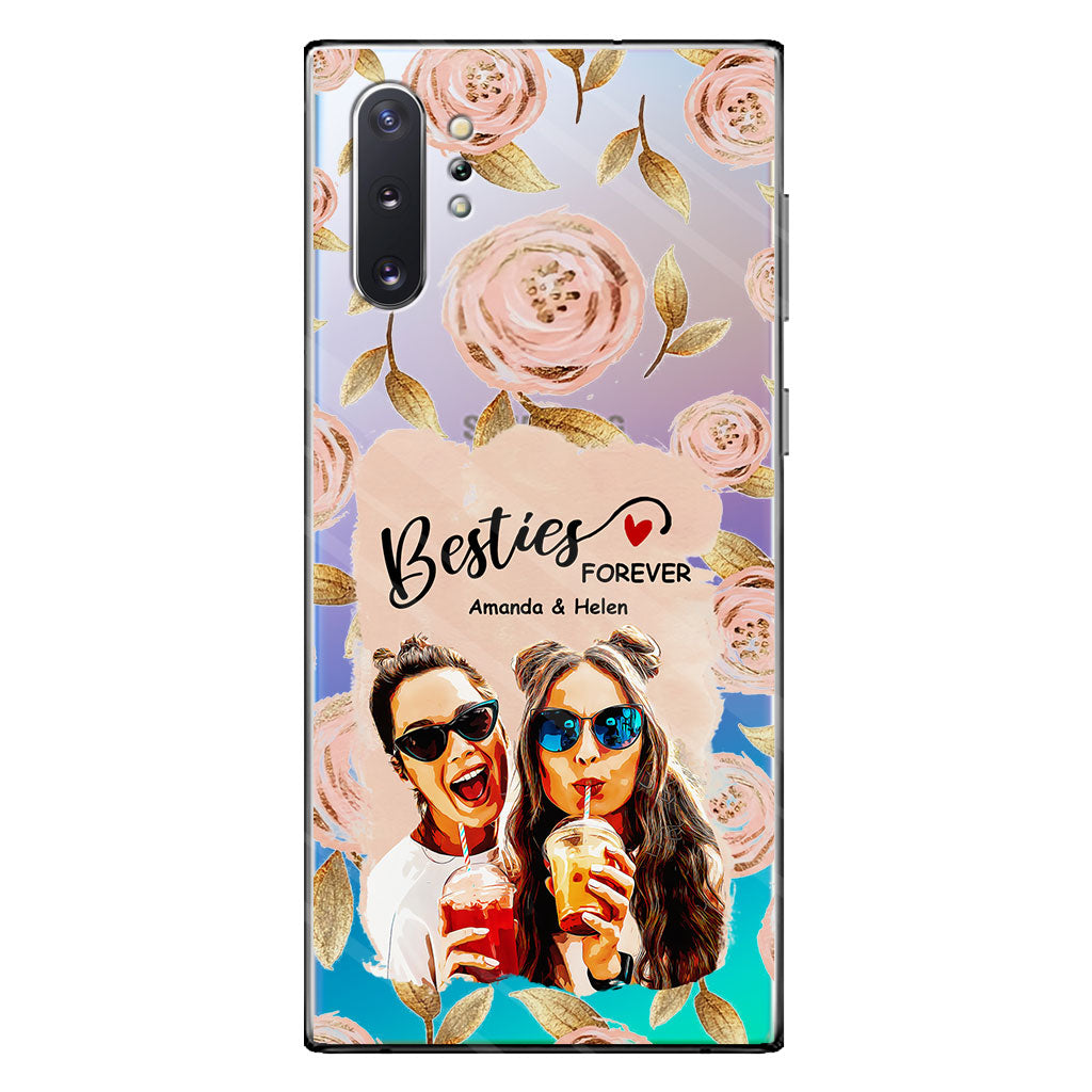 Besties Forever - Personalized Bestie Clear Phone Case