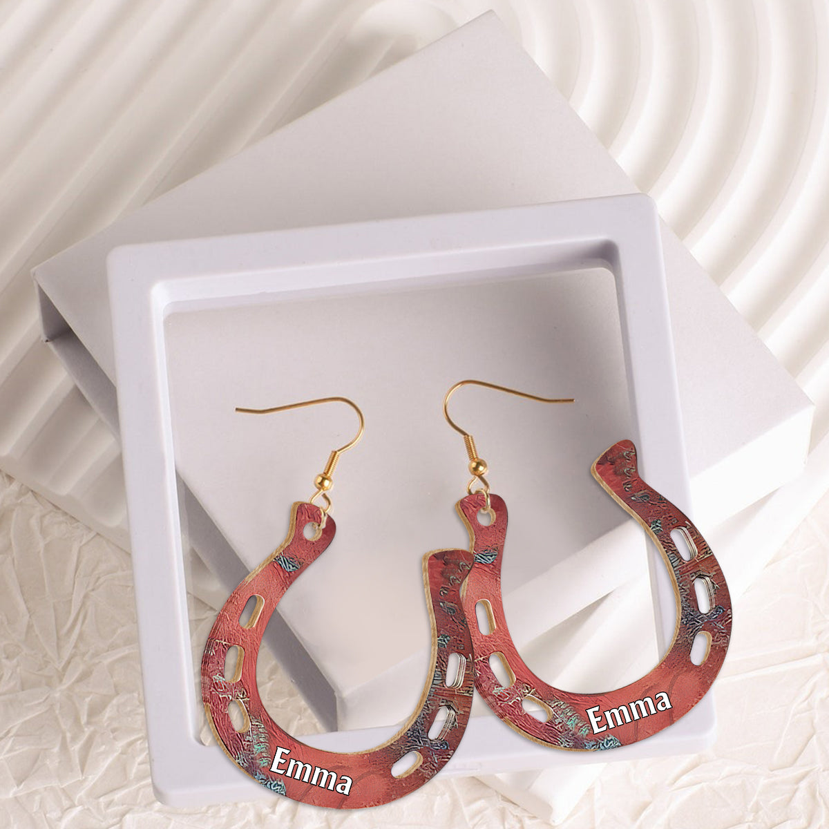 Horse Girl - Personalized Horse Wooden Earrings