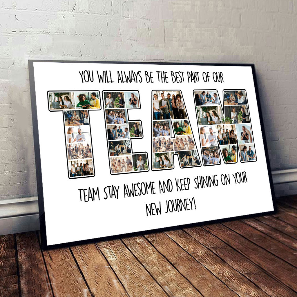 The Best Part Of Our Team - Personalized Colleague Canvas And Poster