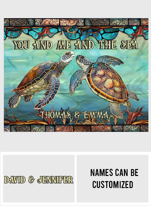 We Got This - Personalized Turtle Wall Tapestry