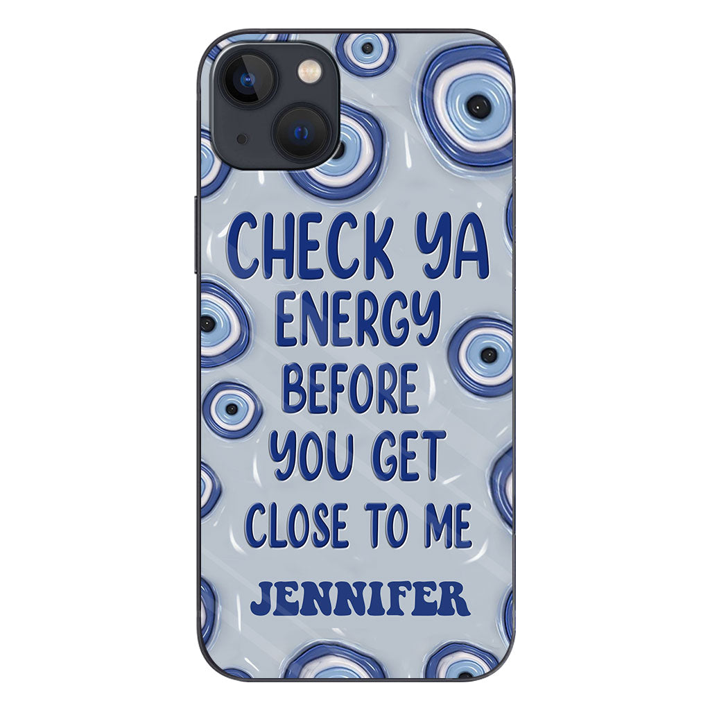 Check Ya Energy - Personalized Witch Phone Case