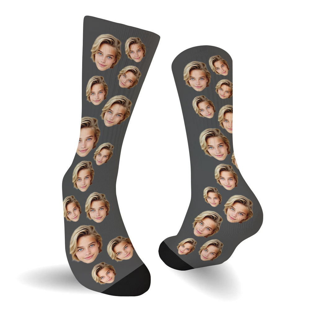 Custom Face - Personalized granddaughter Socks