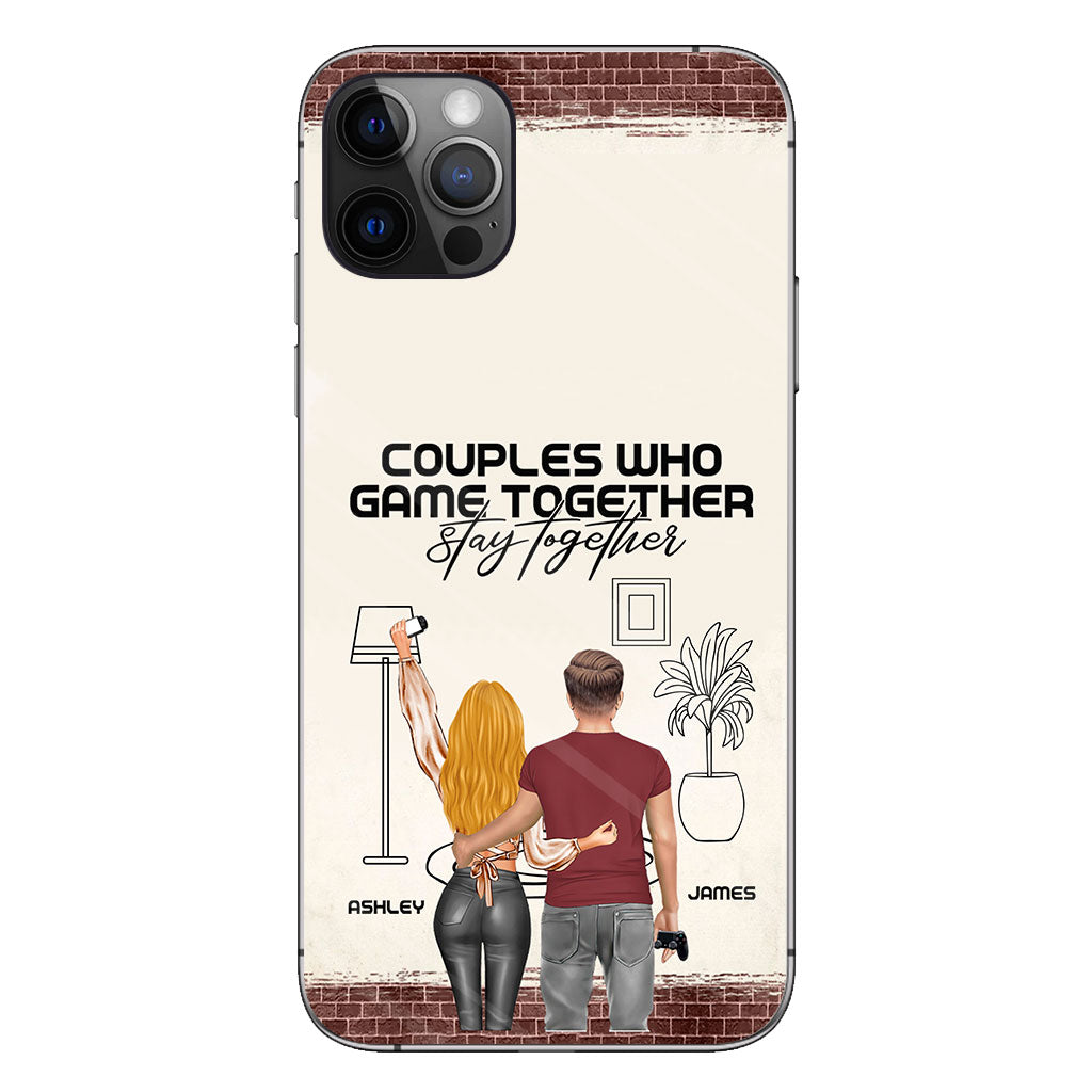 Couples Who Game Together Stay Together - Personalized Video Game Phone Case