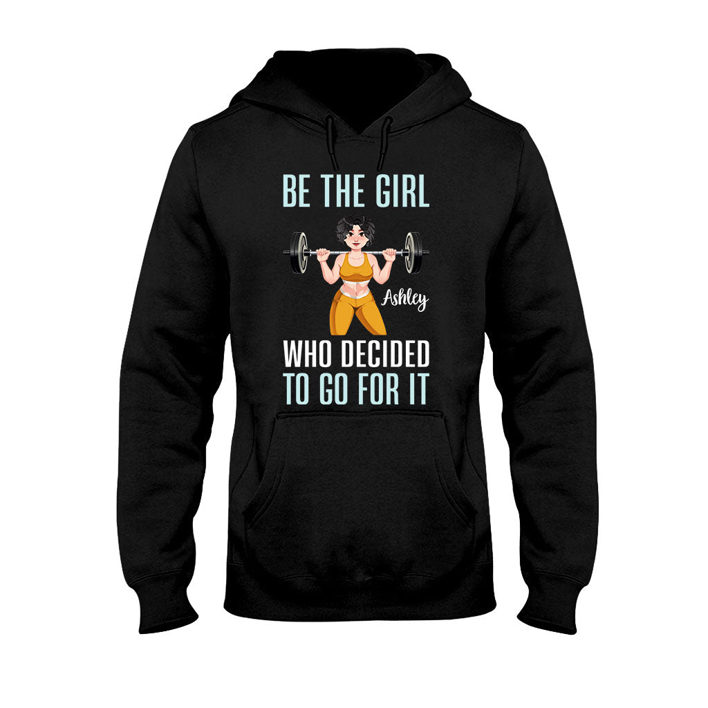 She Decided To Go For It - Personalized Fitness T-shirt And Hoodie