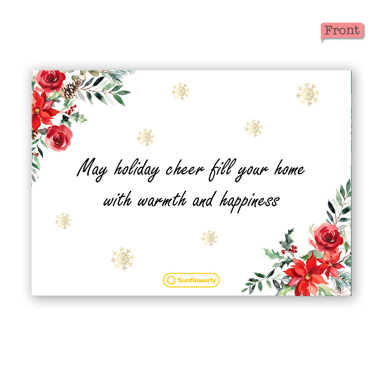 Merry Christmas - Personalized Family Greeting Card