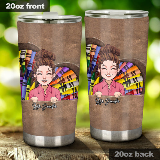 Teach Love Inspire - Personalized Teacher Tumbler