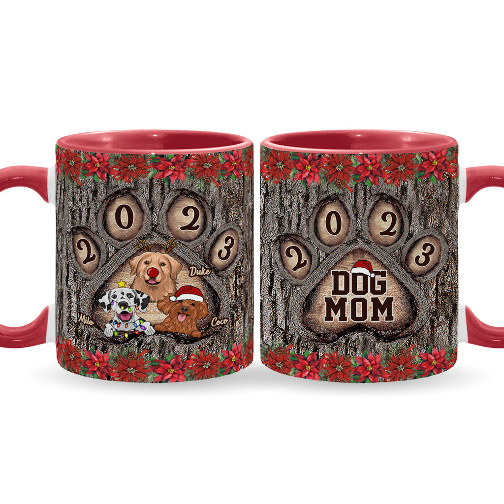 Dog Mom - Personalized Dog Accent Mug