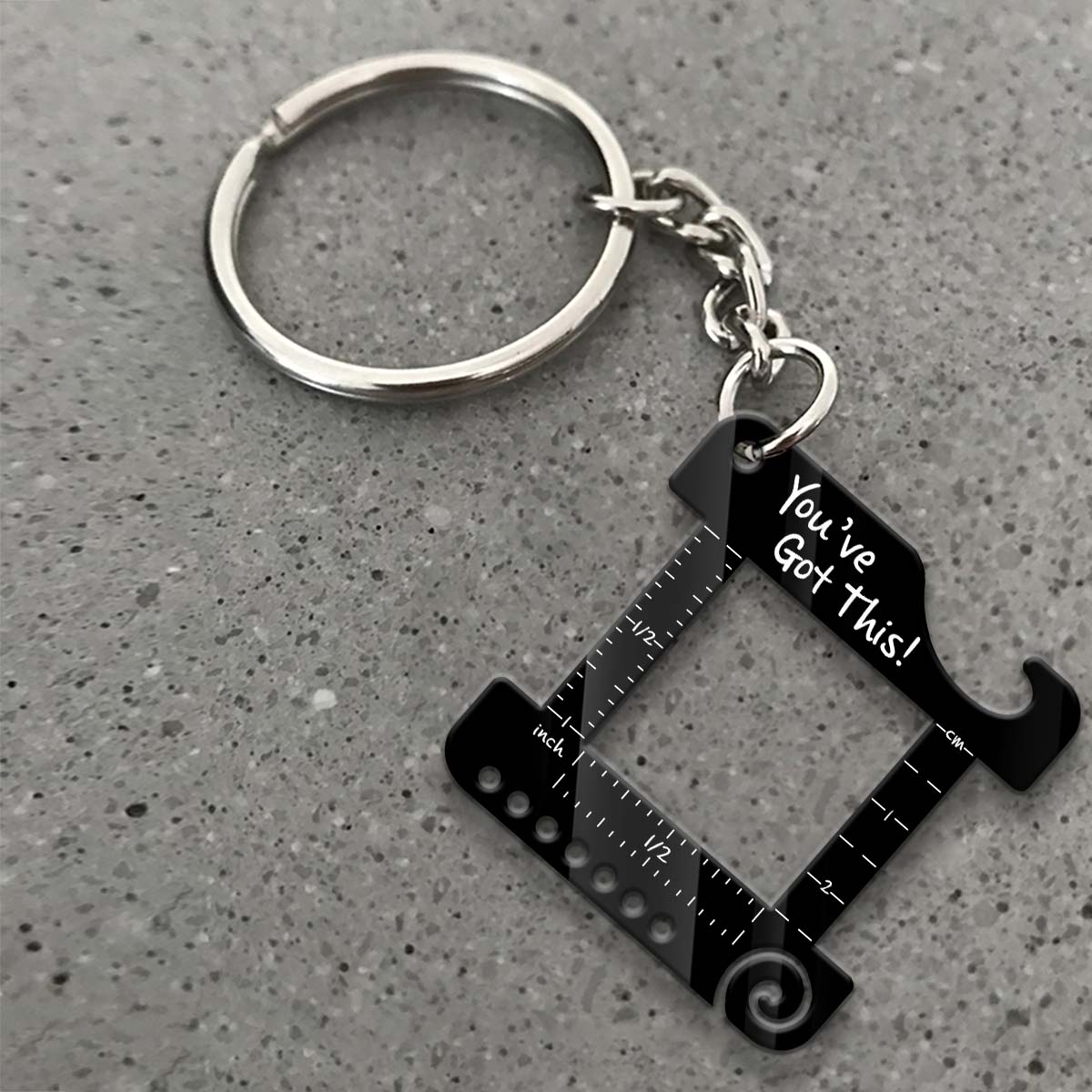 You’ve Got This! - Personalized Knitting Keychain