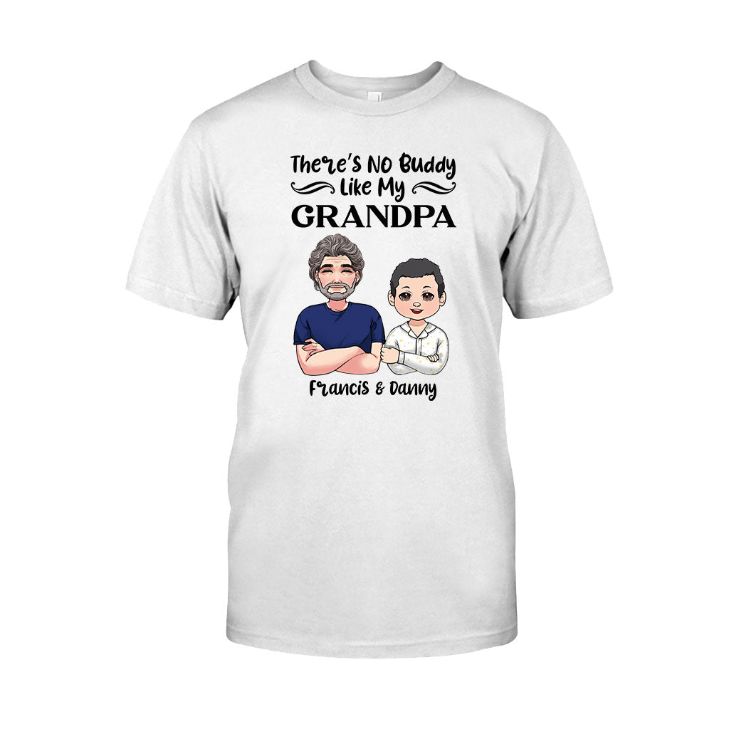There Is No Buddy Like My Grandson/Granddaughter - Gift for grandpa - Personalized T-shirt And Hoodie
