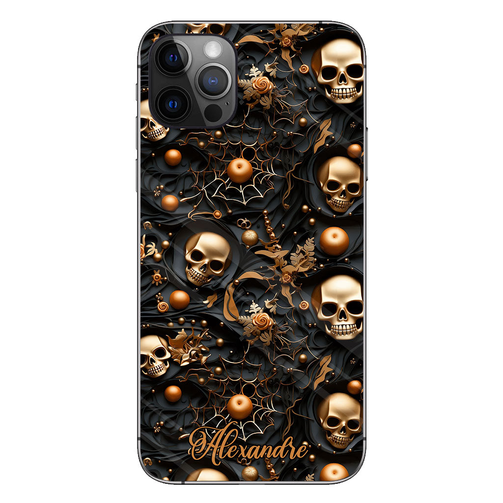 Gold Skull - Personalized Skull Phone Case