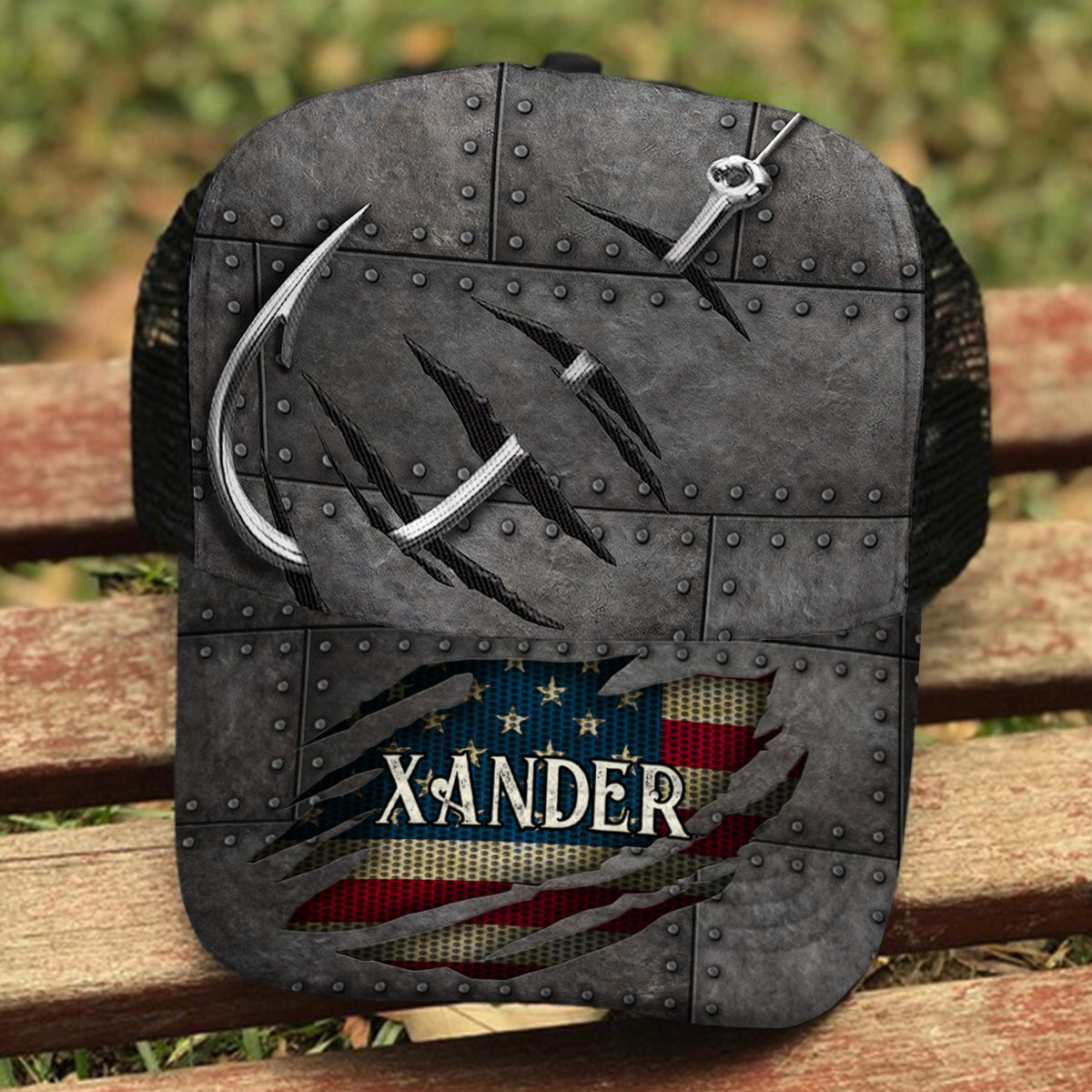 Fishing Hook Cool Design - Personalized Fishing Trucker Hat