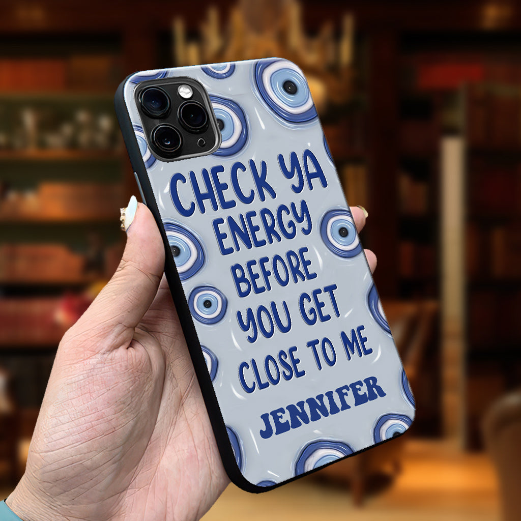 Check Ya Energy - Personalized Witch Phone Case