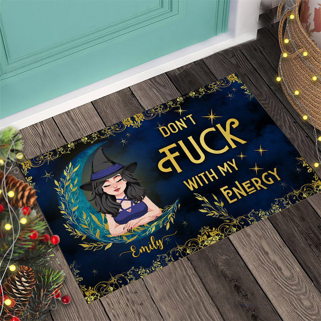 Don't F With My Energy - Personalized Witch Doormat