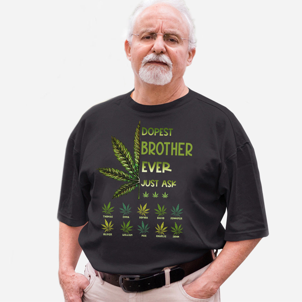 Dopest Dad Ever - Gift for dad, grandma, grandpa, mom, uncle, aunt, brother, sister - Personalized T-shirt And Hoodie