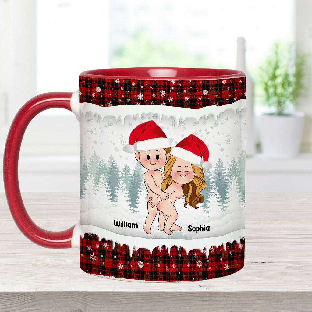 Baby It's Cold Outside - Personalized Couple Accent Mug