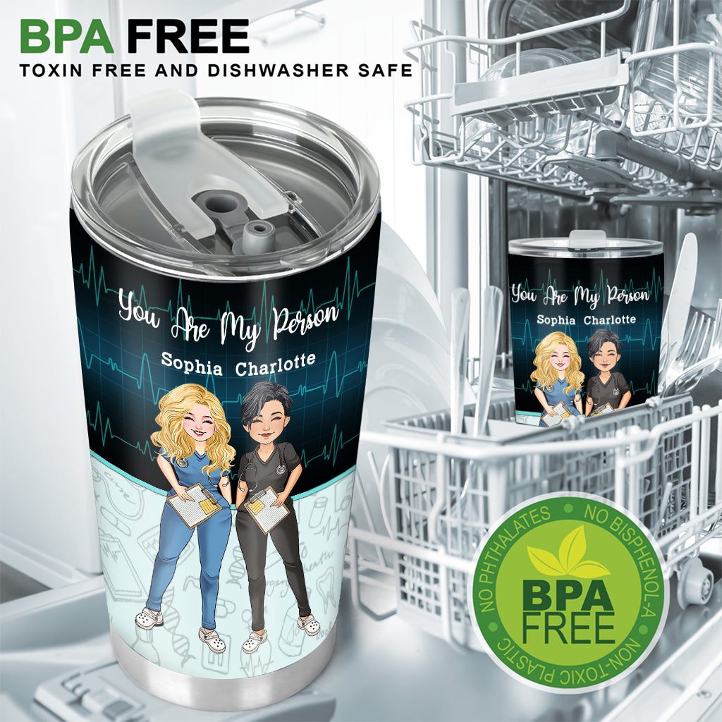 Work Made Us Colleagues - Personalized Nurse Tumbler