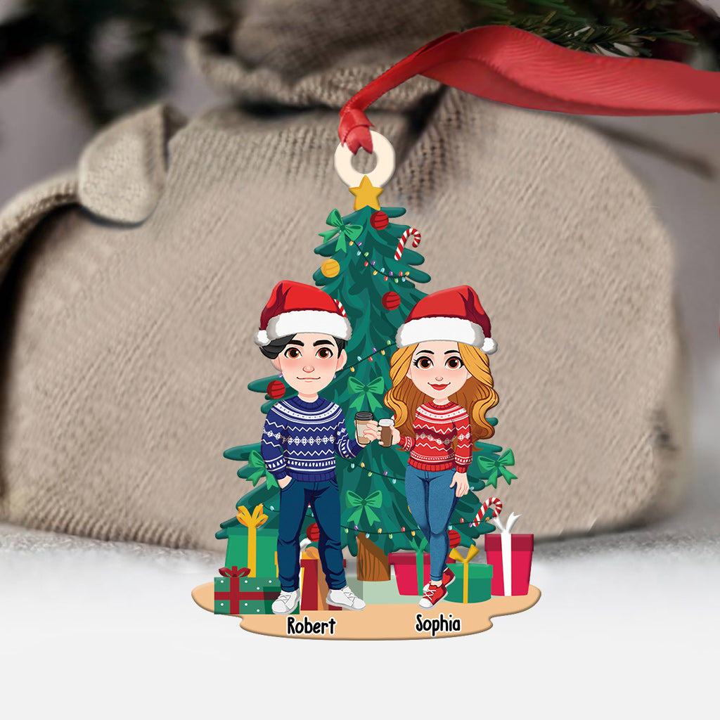 All I Want For Chrismas Is You - Personalized Couple Ornament