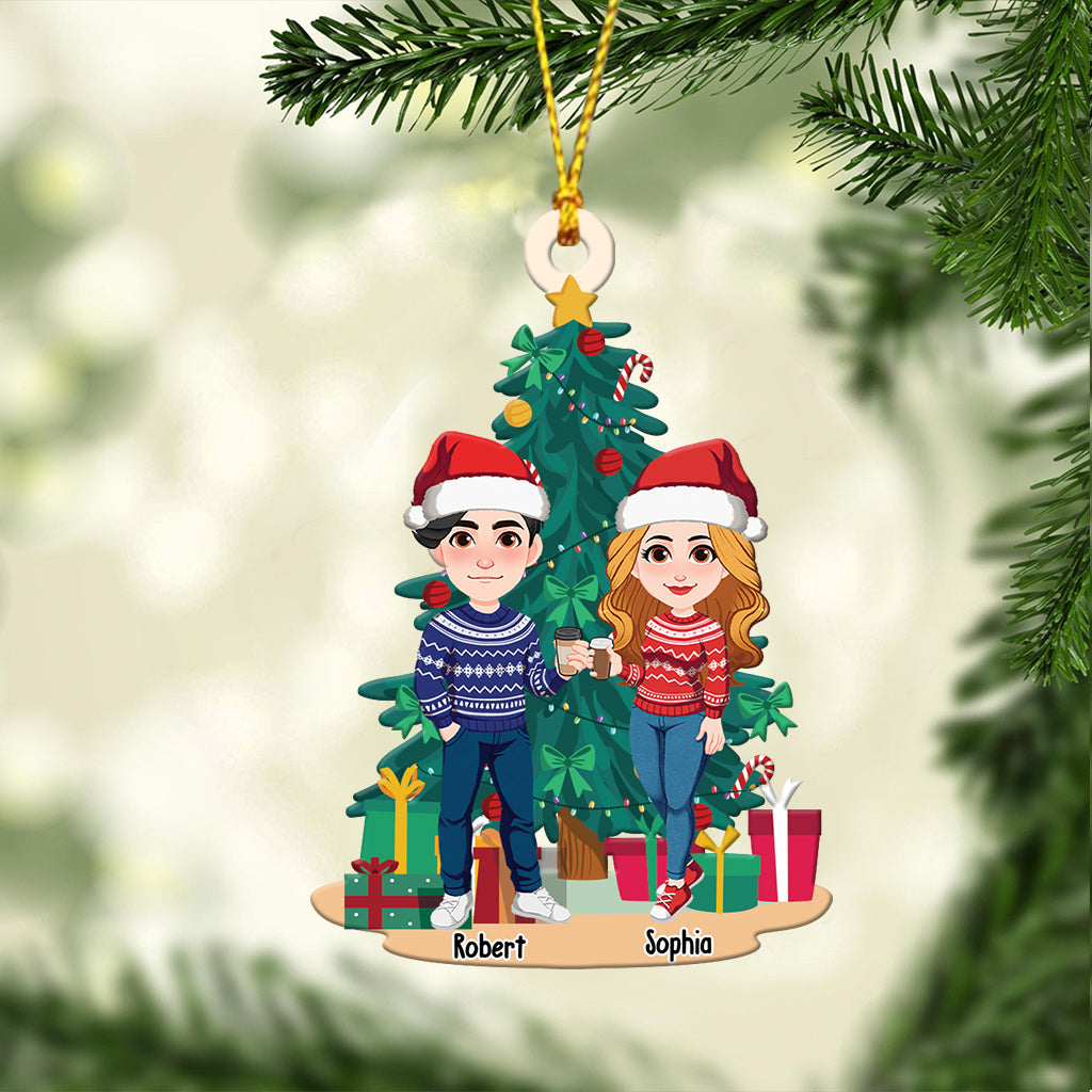 All I Want For Chrismas Is You - Personalized Couple Ornament