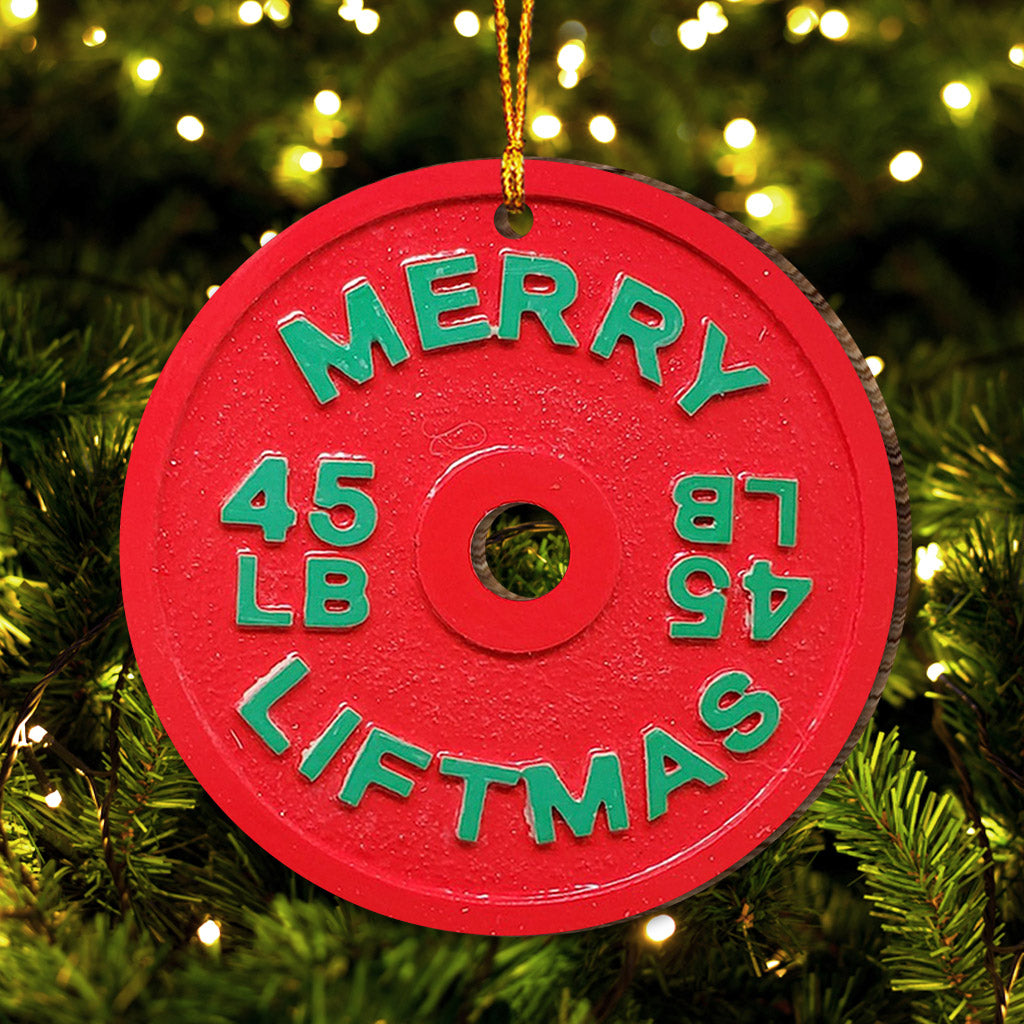 Merry Liftmas - Personalized Fitness Ornament