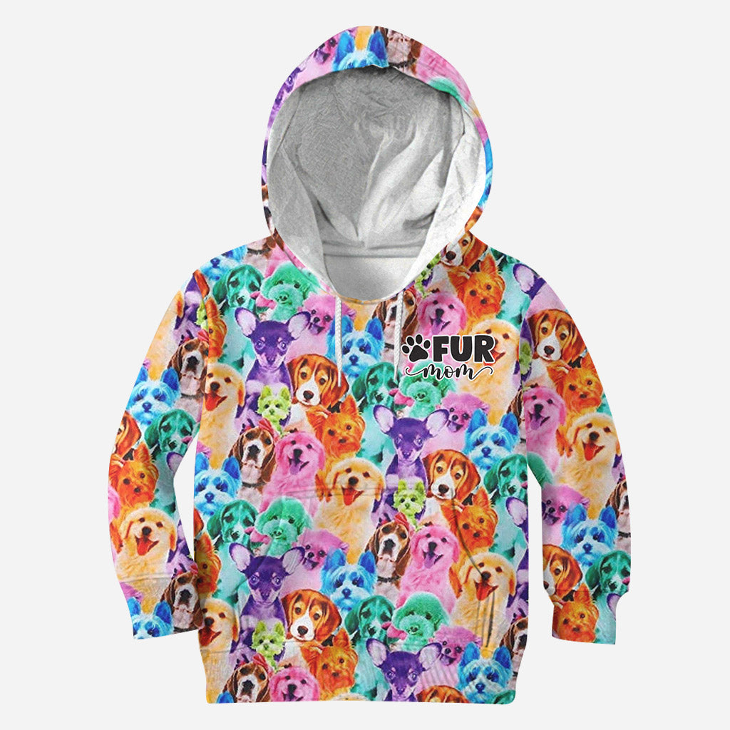 Photo Insert Transferring Into Colorful Style - Personalized Cat Hoodie and Leggings