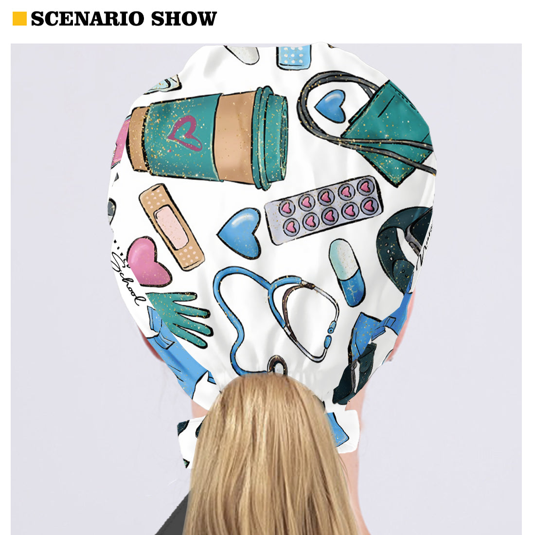 I Survived Nursing School - Personalized Nurse Scrub Cap