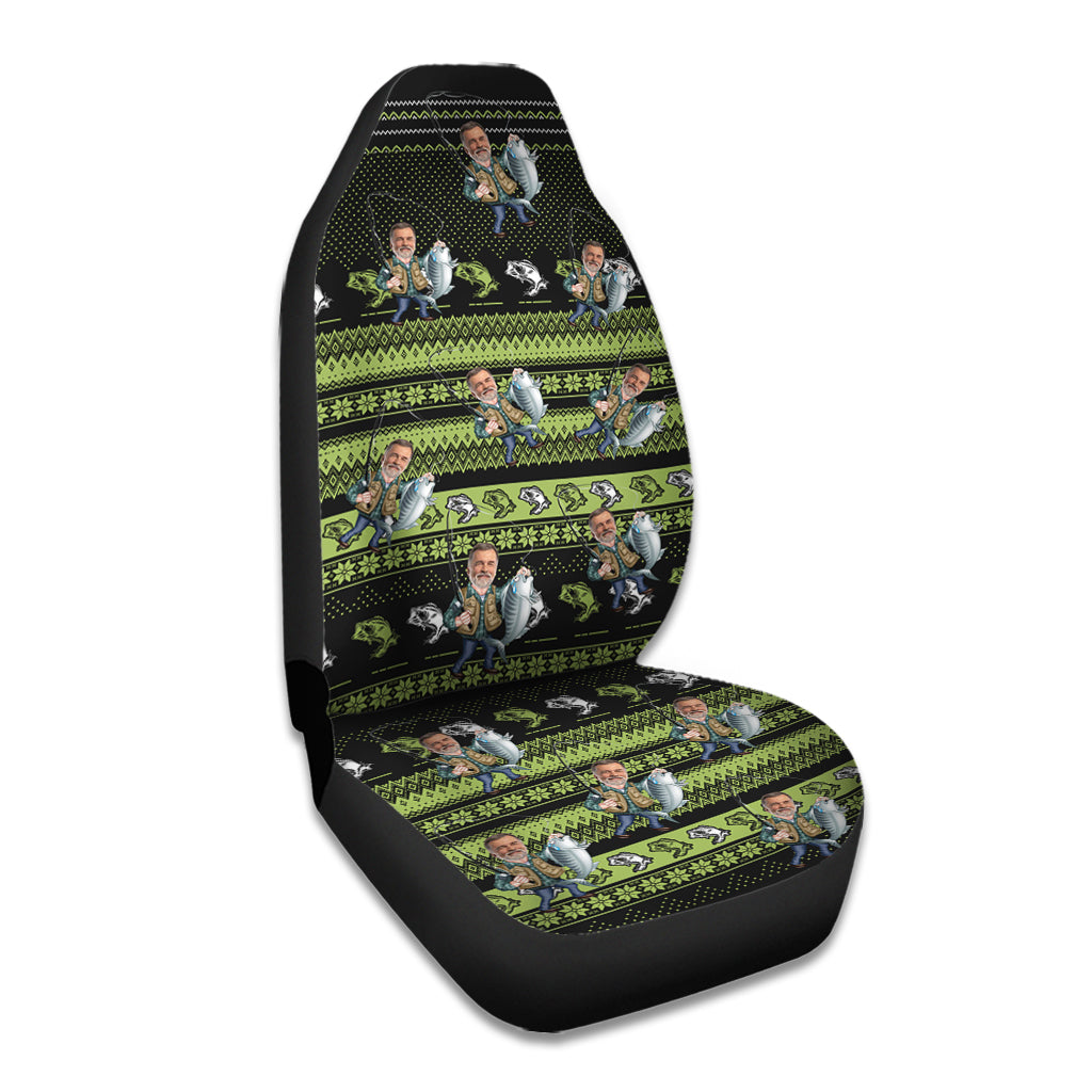 Love Fishing - Personalized Fishing Seat Covers