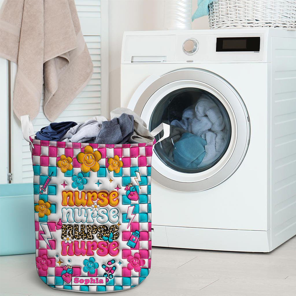 Nurse Life - Nurse gift for mom, her, wife, girlfriend, friend - Personalized Storage Basket