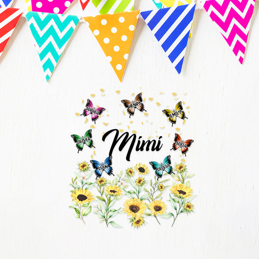 Best Grandma/Mimi/Nana Ever - Personalized Grandma Decal Full