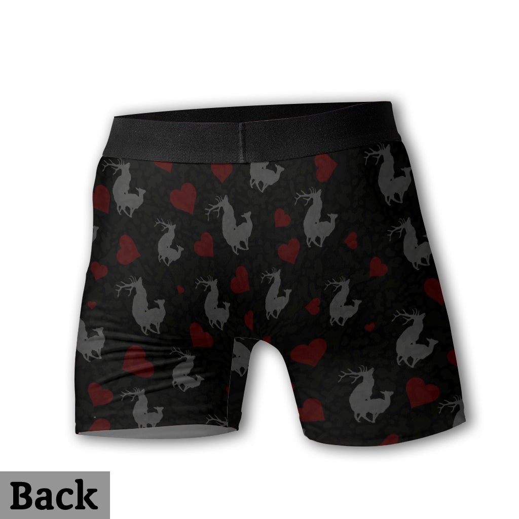 You Make Me Smile - Personalized Hunting Men’s Boxer Briefs