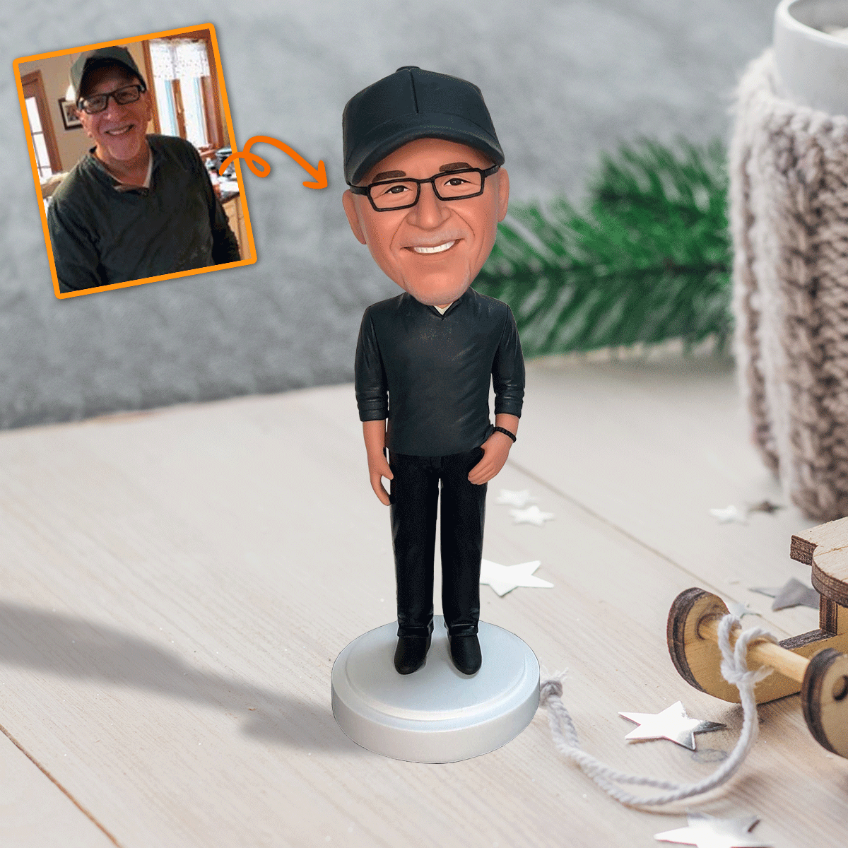 My Grandpa - Gift for grandpa - Personalized Bobblehead